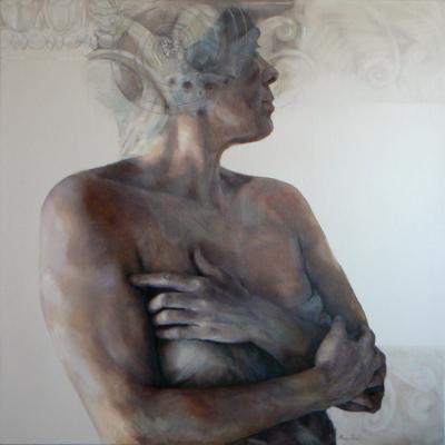 Cariàtide, Gàrgola 80 x 80 cm.